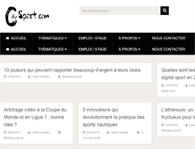 Tablet Screenshot of cdusport.com
